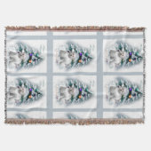 Bichon Frise Kerstmis Deken (Voorkant)