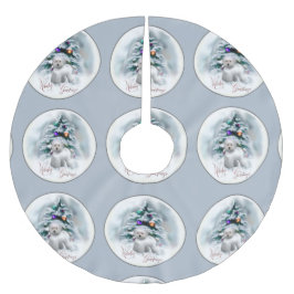 Bichon Frise Kerstmis Kerstboom Rok