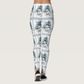 Bichon Frise Kerstmis Leggings (Achterkant)