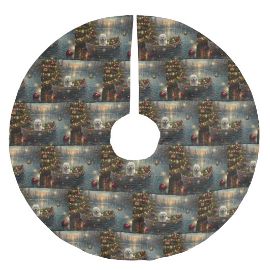 Bichon Frise kerstvakantie Kerstboom Rok (Voorkant)