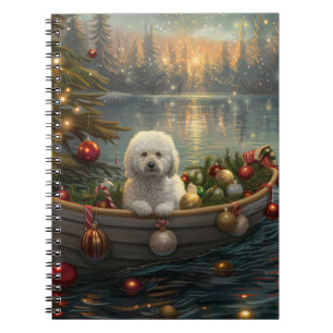 Bichon Frise kerstvakantie Notitieboek