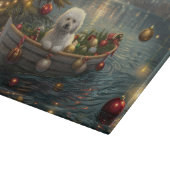 Bichon Frise kerstvakantie Snijplank (Hoek)
