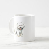 Bichon Frise Koffiemok (Voorkant links)