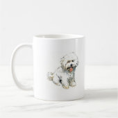Bichon Frise Koffiemok (Links)