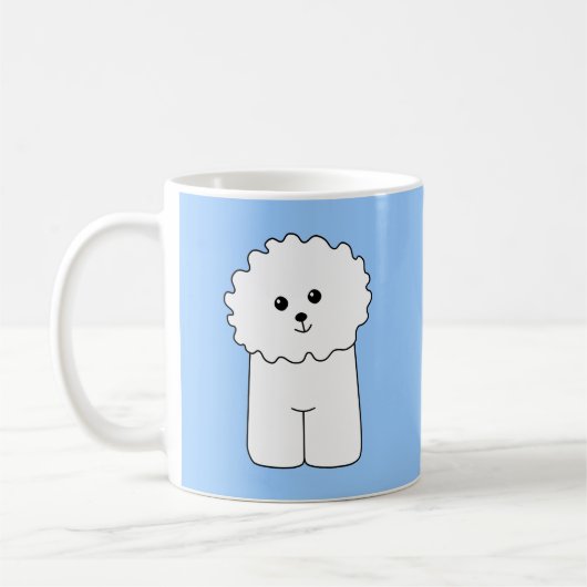 Bichon Frise. Koffiemok (Links)