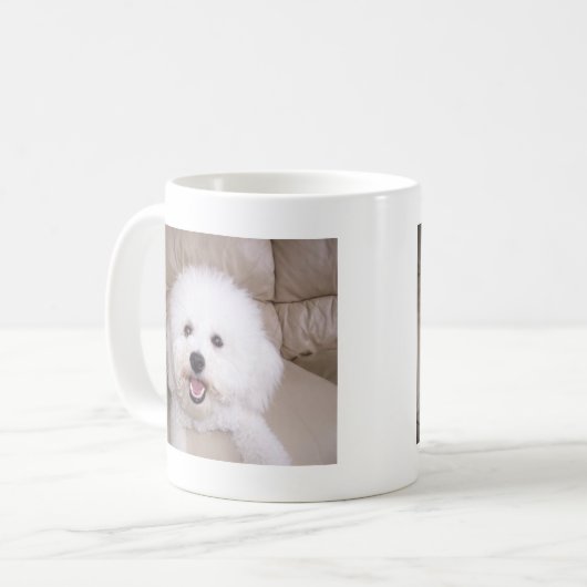 Bichon Frise Koffiemok (Voorkant links)