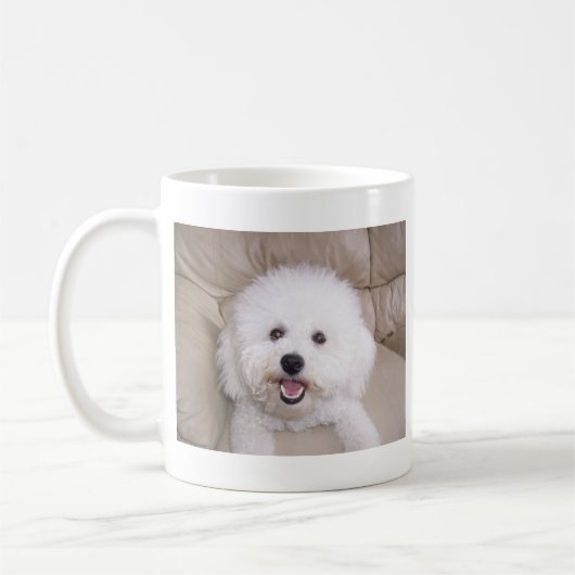 Bichon Frise Koffiemok (Links)