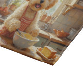 Bichon Frise Kookt in Keuken Snijplank (Hoek)