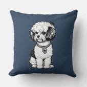 Bichon Frise Kussen (Voorkant)