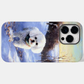Bichon Frise Laat het sneeuwKerstmis Case-Mate iPhone Case (Achterkant (horizontaal))