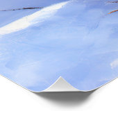 Bichon Frise Laat het sneeuwKerstmis Perfect Poster (Hoek)