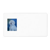 Bichon Frise Label (Voorkant)