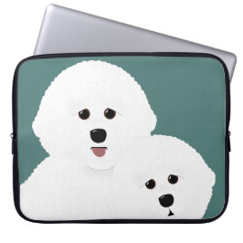 Bichon Frise-laptophoes Laptop Sleeve