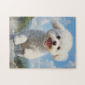 Bichon Frise Legpuzzel (Horizontaal)