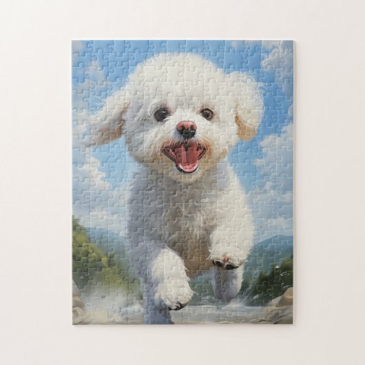 Bichon Frise Legpuzzel (Verticaal)