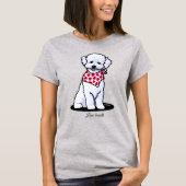 Bichon Frise lichte T-shirt (Voorkant)