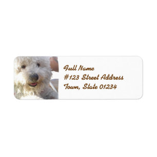 Bichon Frise-logo Etiket