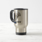 Bichon Frise Love Reisbeker (Voorkant links)