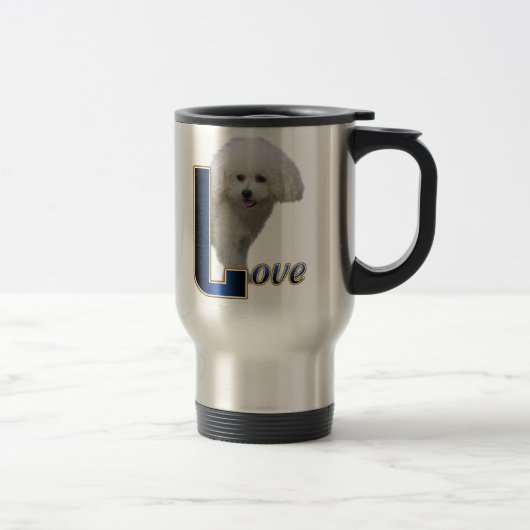Bichon Frise Love Reisbeker (Rechts)