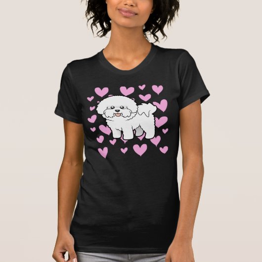 Bichon Frise Love T-shirt (Voorkant)