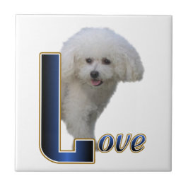Bichon Frise Love Tegeltje