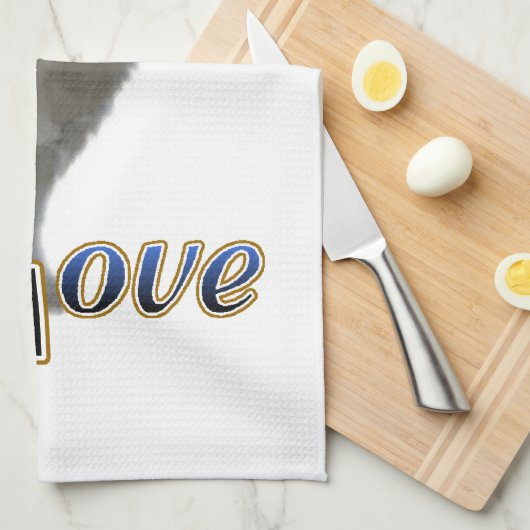 Bichon Frise Love Theedoek (Quarter Fold)