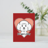 Bichon Frise Lover Briefkaart (Staand voorkant)