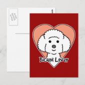 Bichon Frise Lover Briefkaart (Voorkant / Achterkant)