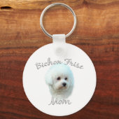 Bichon Frise Ma 2 Sleutelhanger (Achterkant)