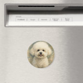 Bichon Frisé Magneet (Insitu (Vaatwasser))