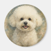 Bichon Frisé Magneet (Voorkant)