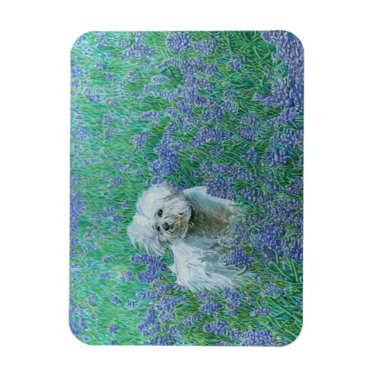 Bichon Frise Magneet (Verticaal)