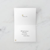 Bichon Frise met gele rozen, sympathie, verlies va Kaart (Binnen)