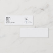 Bichon Frise Mini Visitekaartje (Voorkant / Achterkant)