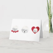 Bichon Frise _ mix _  Feestdagen Kaart (Voorkant)