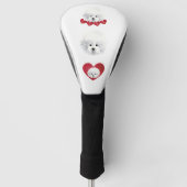 Bichon Frise _ mix _ Golfheadcover (Voorkant)