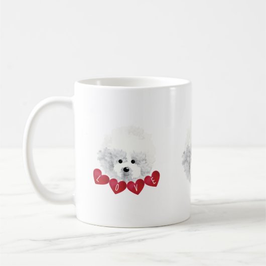 Bichon Frise _ mix _ Koffiemok (Links)