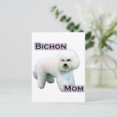 Bichon Frise Moeder 4 Briefkaart (Staand voorkant)
