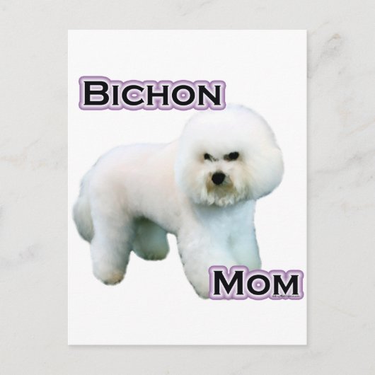 Bichon Frise Moeder 4 Briefkaart (Voorkant)