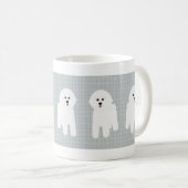 Bichon Frise mok (Voorkant rechts)