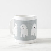 Bichon Frise mok (Voorkant links)