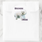 Bichon Frise Mom 4 - Sticker (Tas)