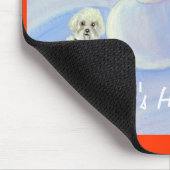 Bichon Frise Mousepad Muismat (Hoek)
