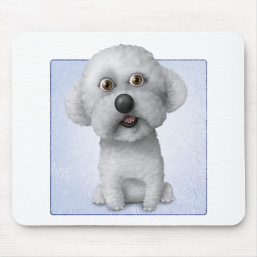 Bichon Frise Muismat (Voorkant)