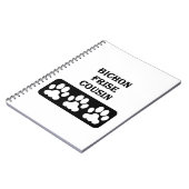 Bichon Frise Neef Notitieboek (Linkerzijde)