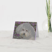 Bichon Frise Notecard Kaart (Voorkant)