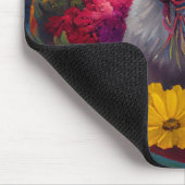 Bichon Frise op een peddel: Een Schilderachtig avo Muismat (Hoek)