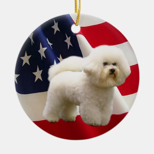 Bichon Frise Ornament (Voorkant)