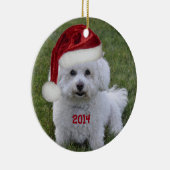 Bichon Frise Ornament 2014 (Rechts)