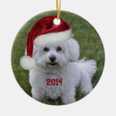 Bichon Frise Ornament 2014 (Voorkant)